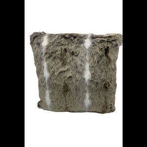 Vickerman Decorative 18" X 18" Snow Mink Collection Pillow